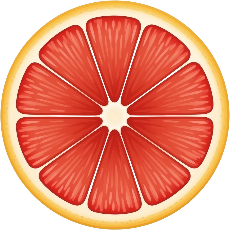 grapefruit emoji