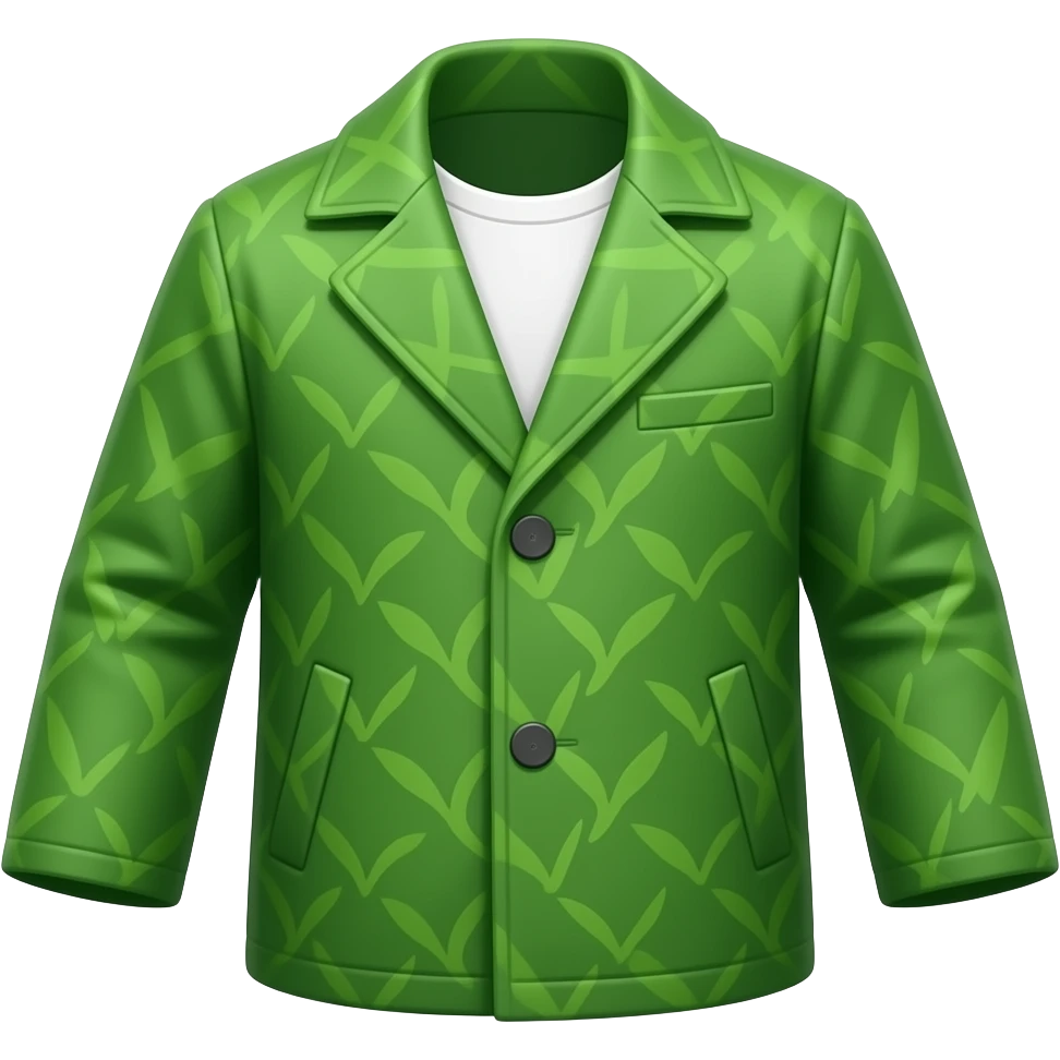 Spinach coat emoji