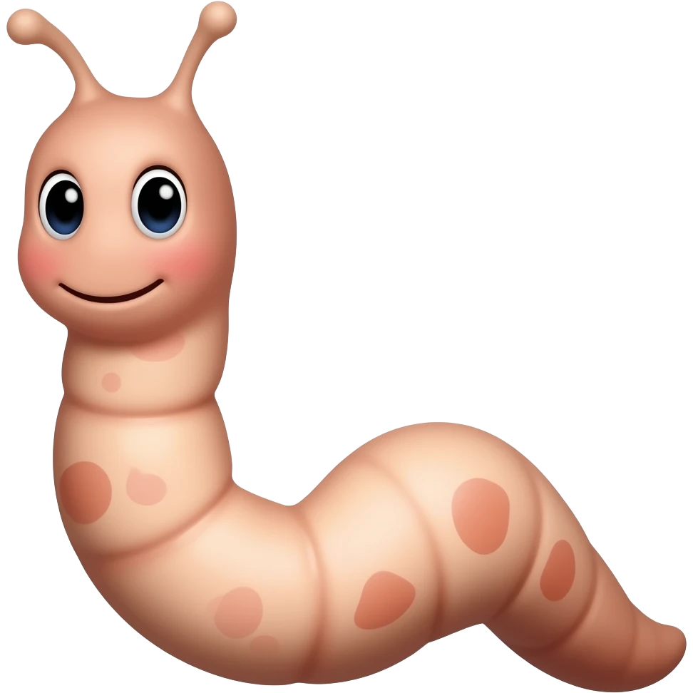 worm emoji