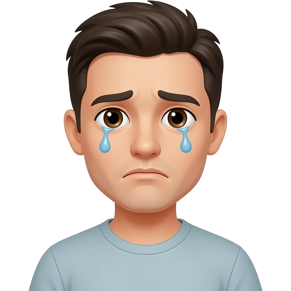 Tired emoji classic yellow perfect circle emoji