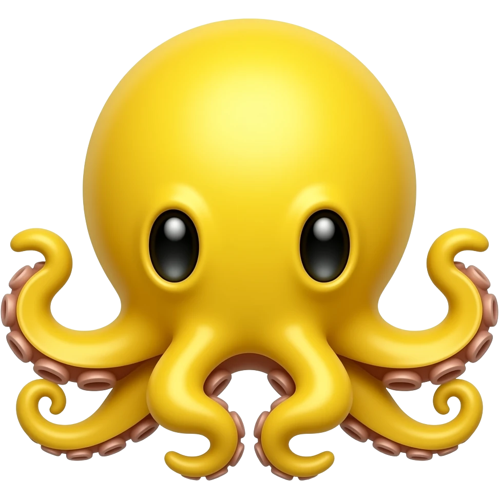 Bright yellow Cyclops emoji