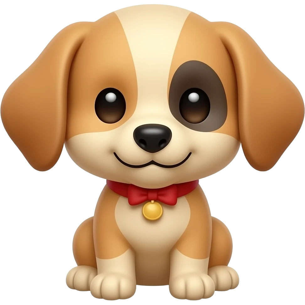 stuffed puppy emoji