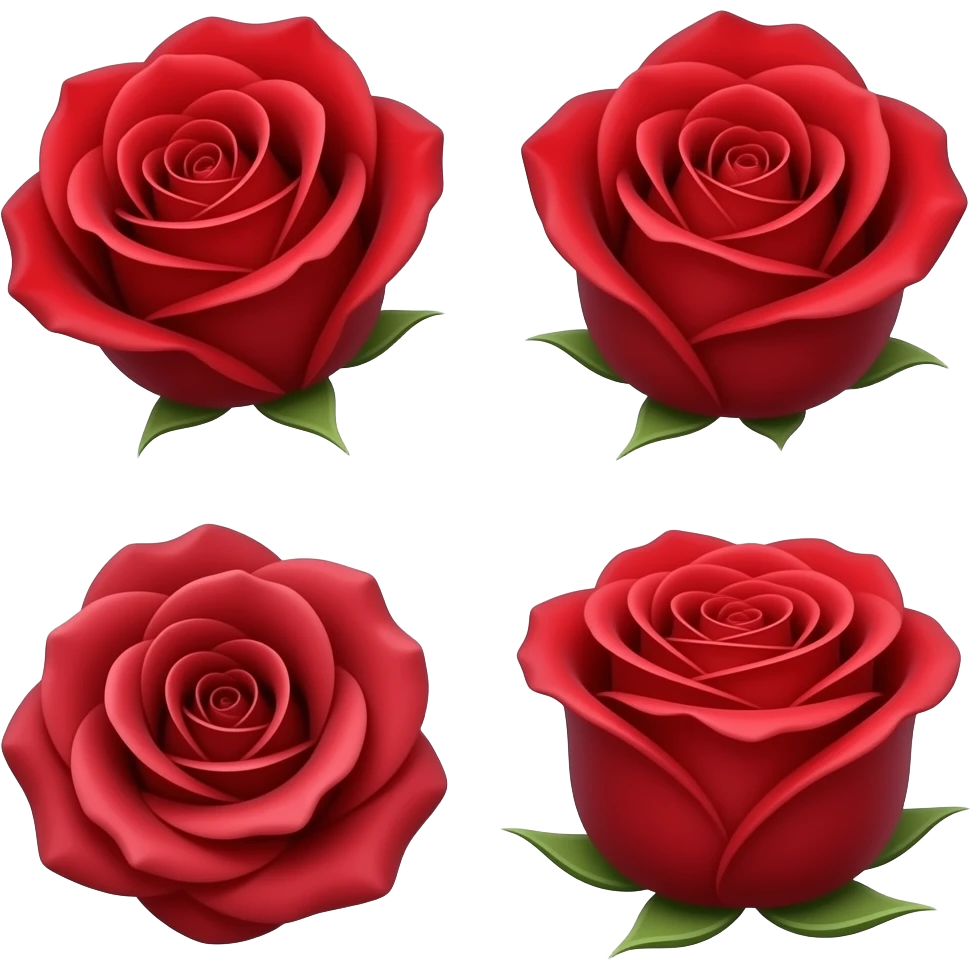 red roses emoji
