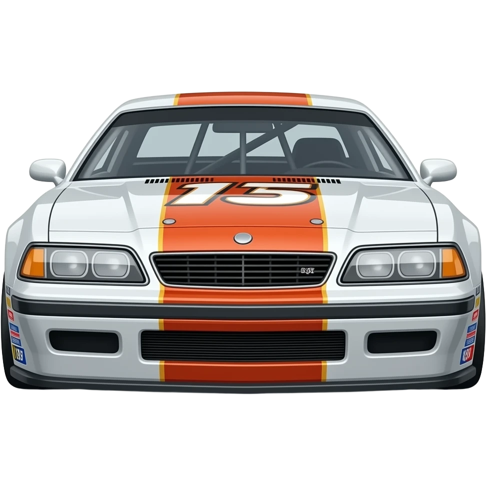 dodge charger daytona nascar 1989, hyper realistic highly detailled emoji