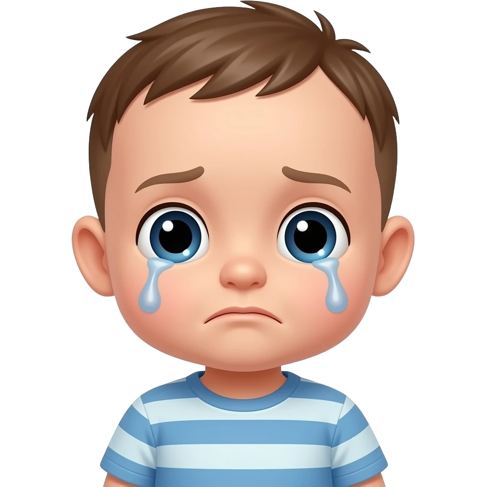 crying baby emoji