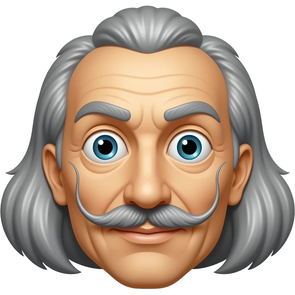 Dali Máscara de disfraz emoji