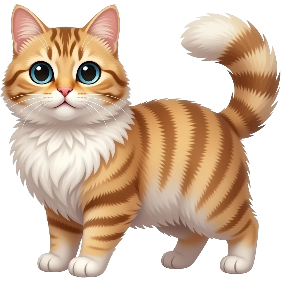 Fluffy cat emoji