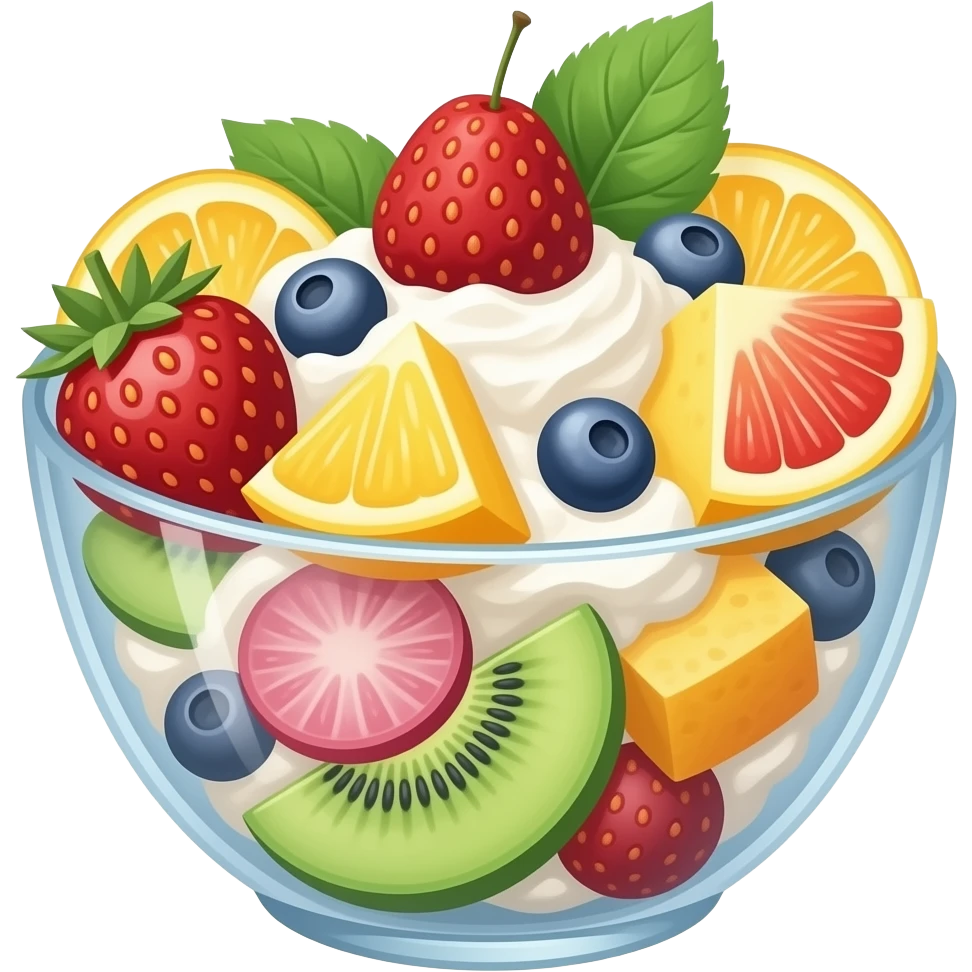 Ensalada de frutas emoji