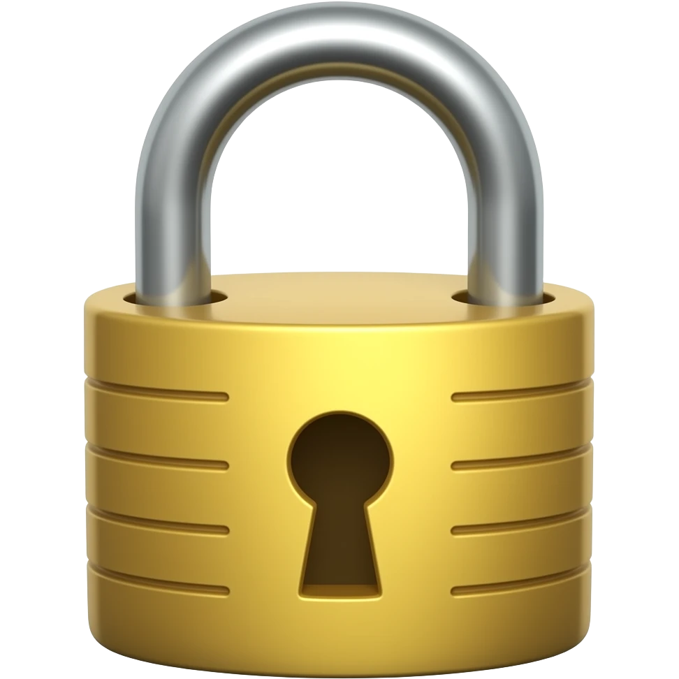 Lock emoji