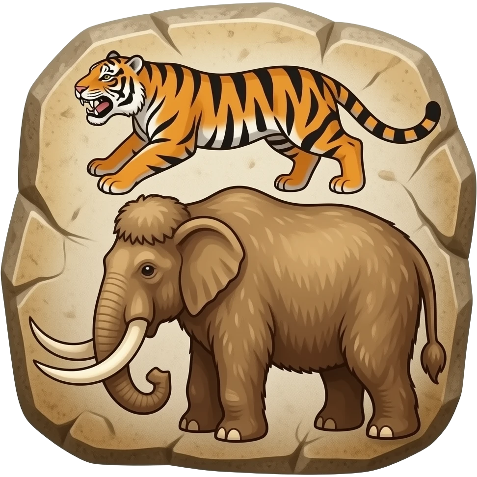 cave painting ice age emoji