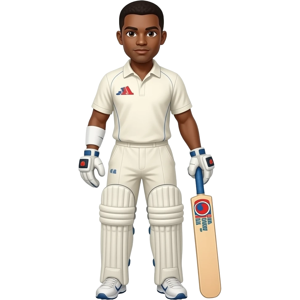 Olive cricketer emoji