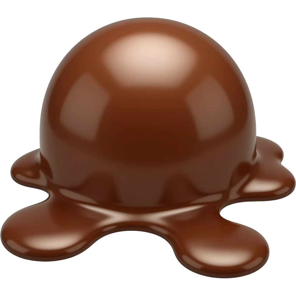 Chocolate 🫠 emoji