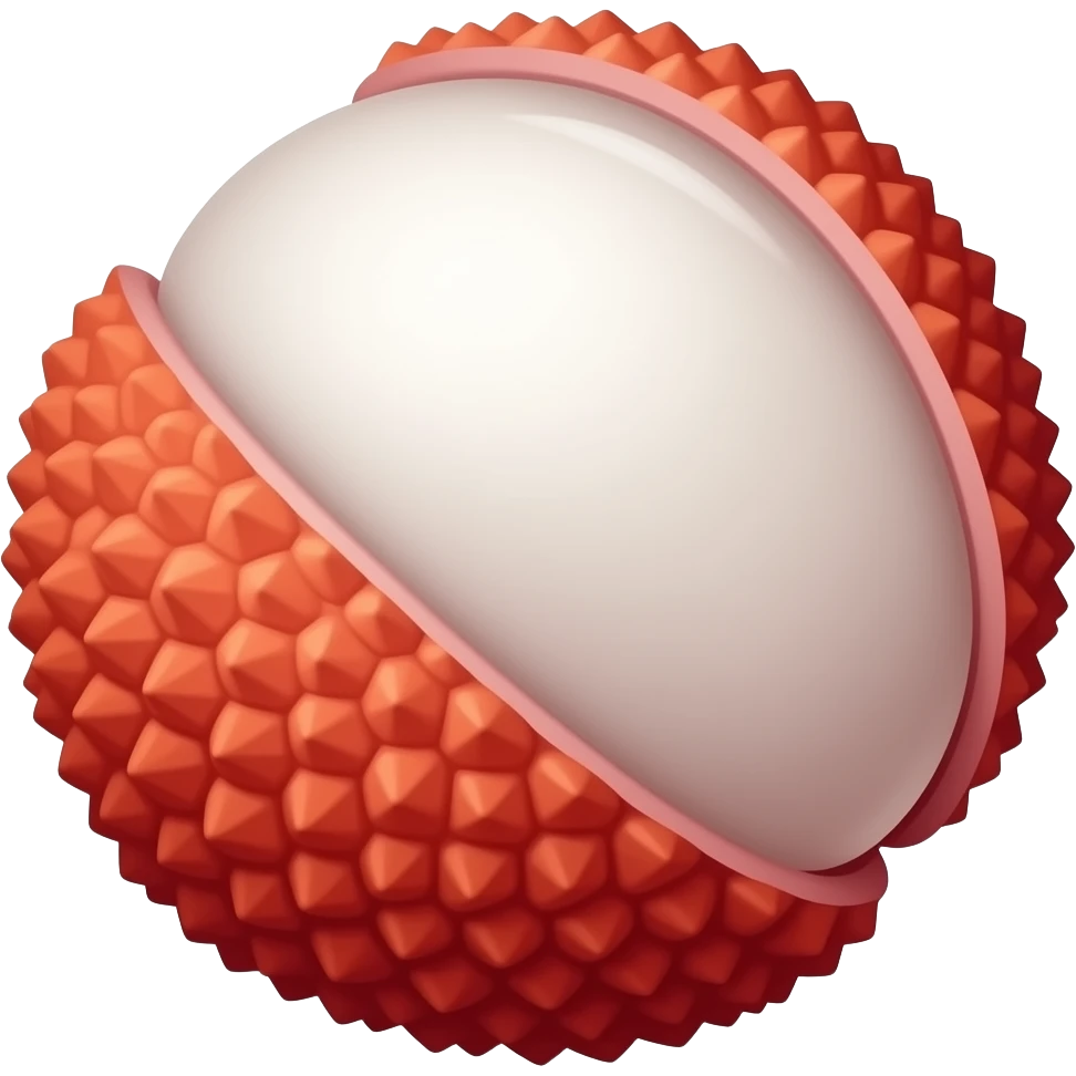 Lychee emoji