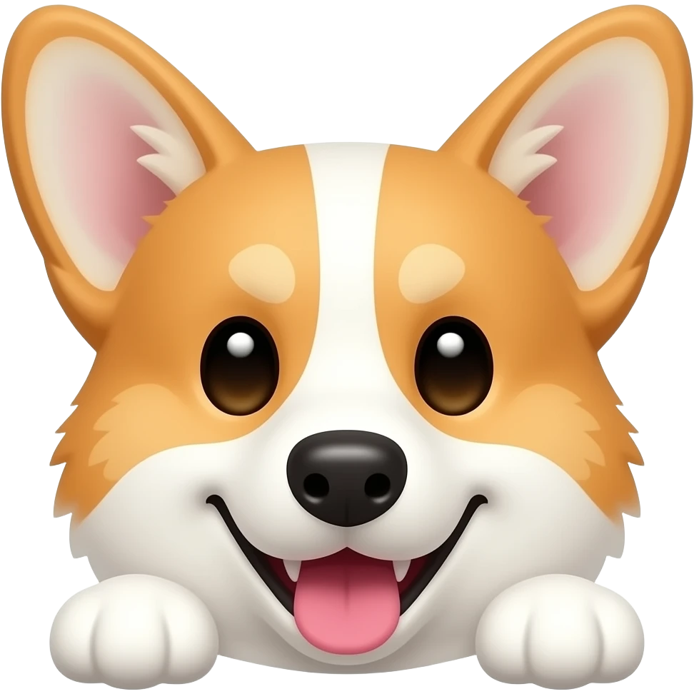 Make a corgi clock emoji