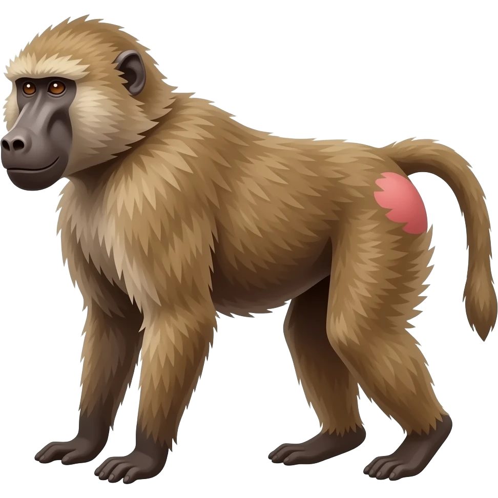 Baboon emoji