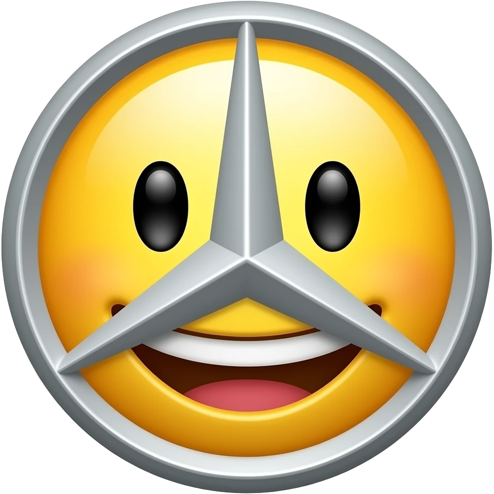 Эмодзи в ви Мерседес emoji