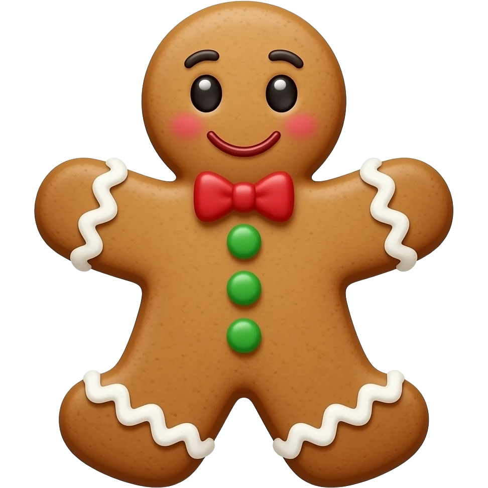 Gingerman cookie emoji