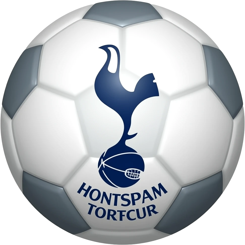 Tottenham Hotspur’s badge without the text just the cockerel on the ball emoji