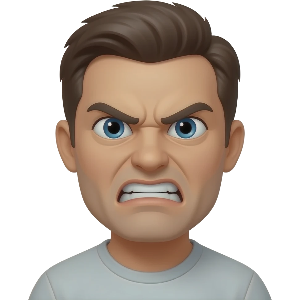 Insanely angry emoji