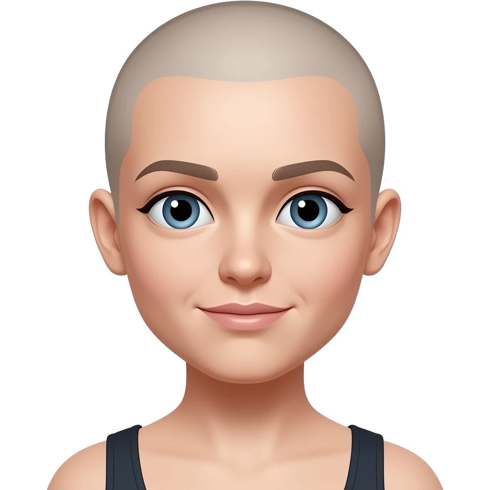 white-girl-shaved-hair emoji