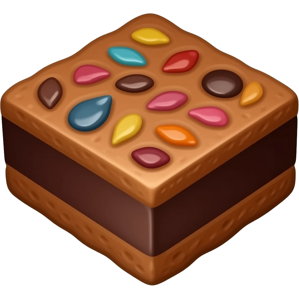 brownie emoji