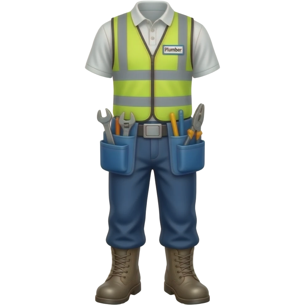 plumbing uniform emoji