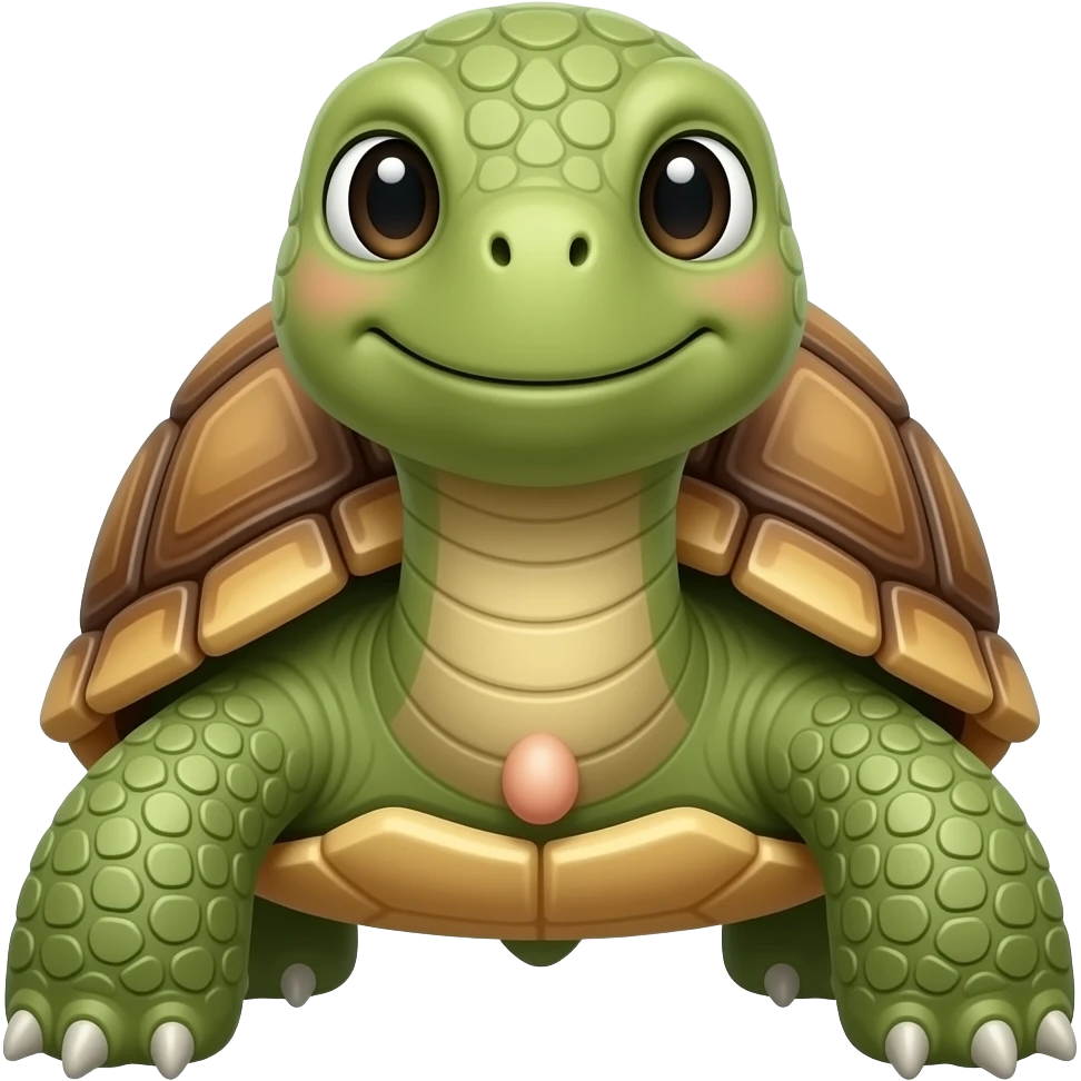 Same turtle with male balls bellow the neck emoji | AI Emoji Generator