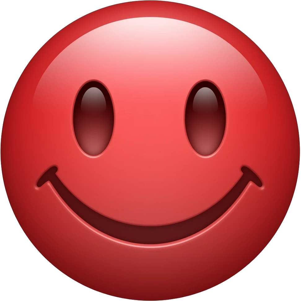 이 이모지를 빨간색으로 색을 바꿔줘 emoji