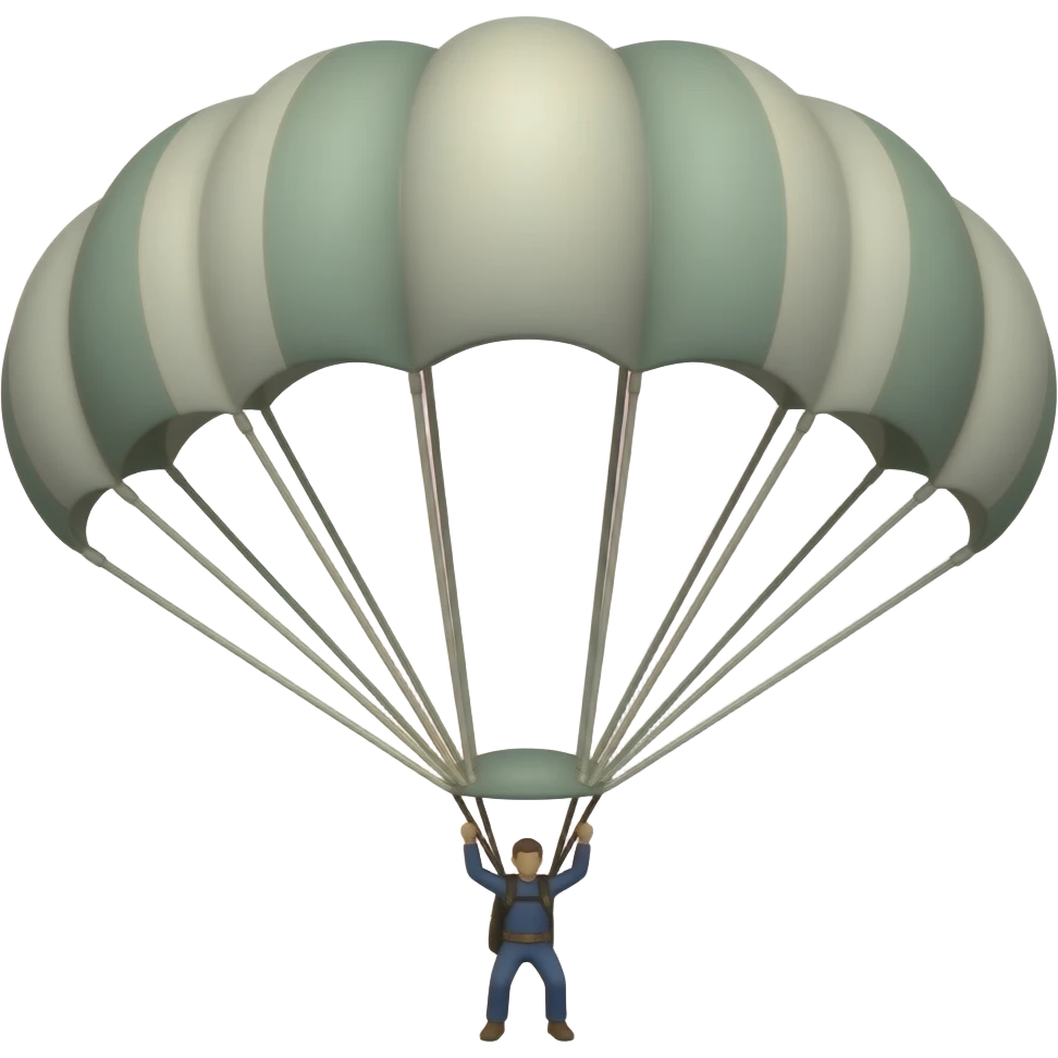 sky diving emoji