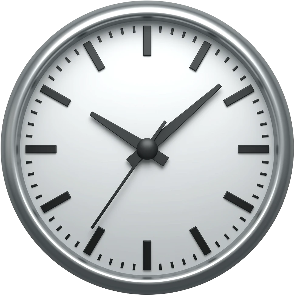 Clock it emoji