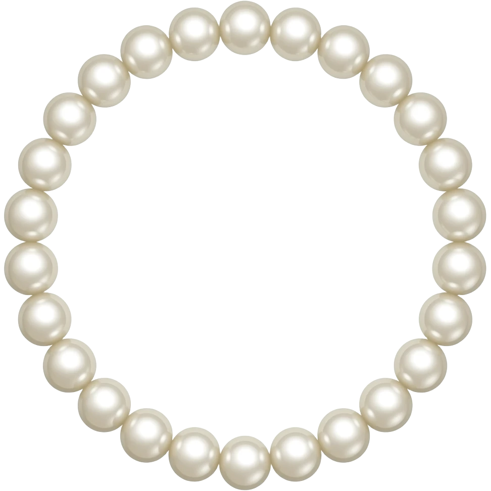 Pearl necklace emoji