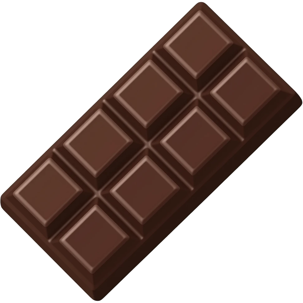 Emoji Black Chocolate emoji