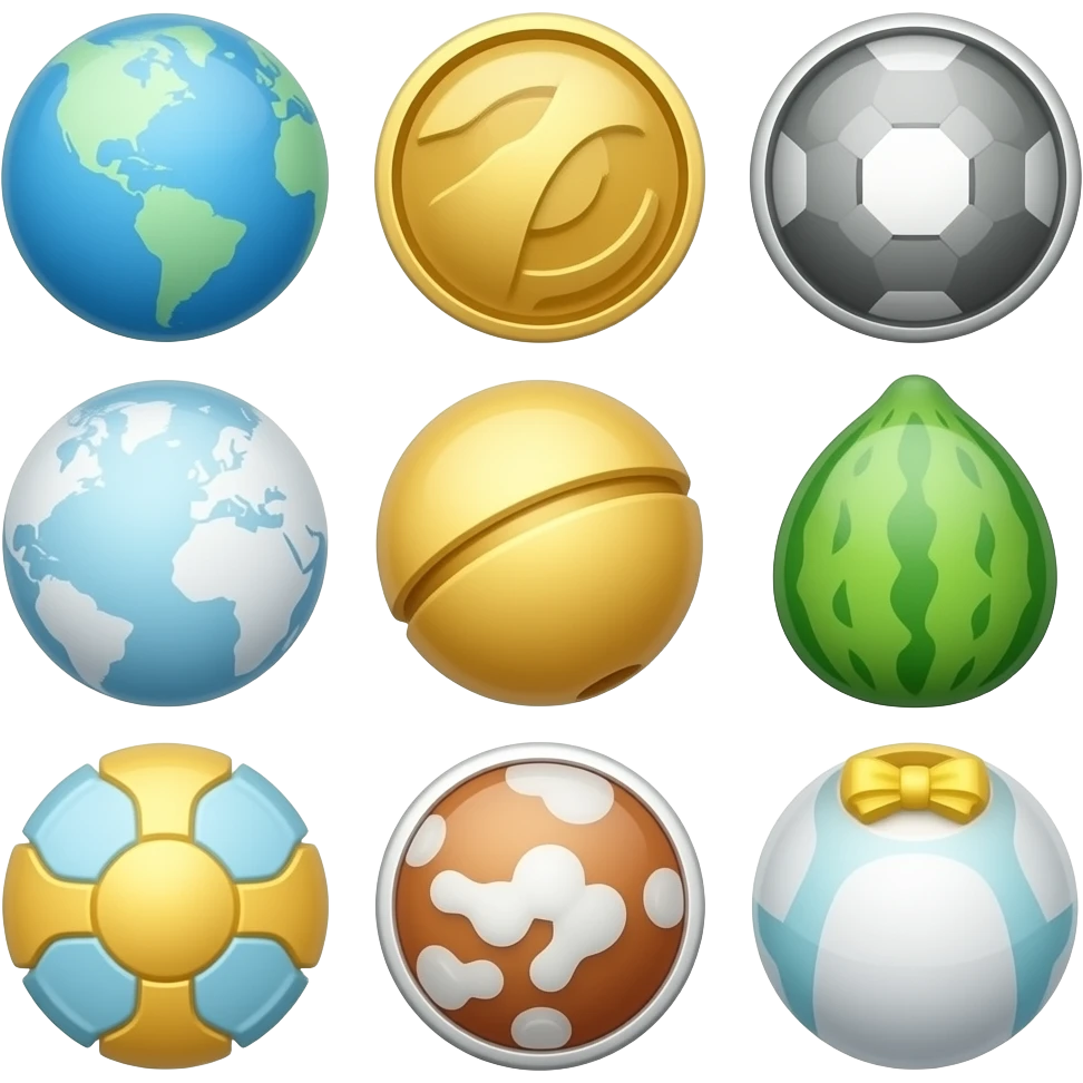 Mach diese ganzen Dinger einzeln ohne Hintergrund emoji