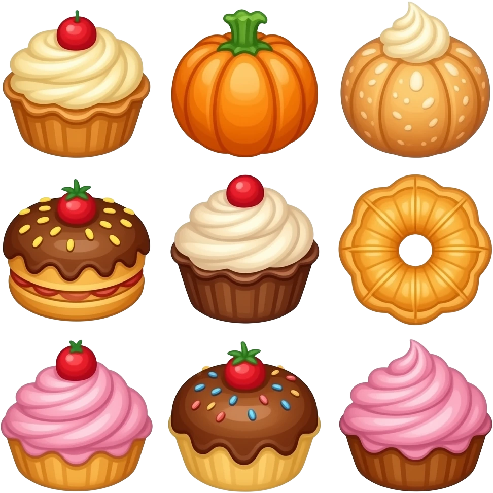 pastries emoji
