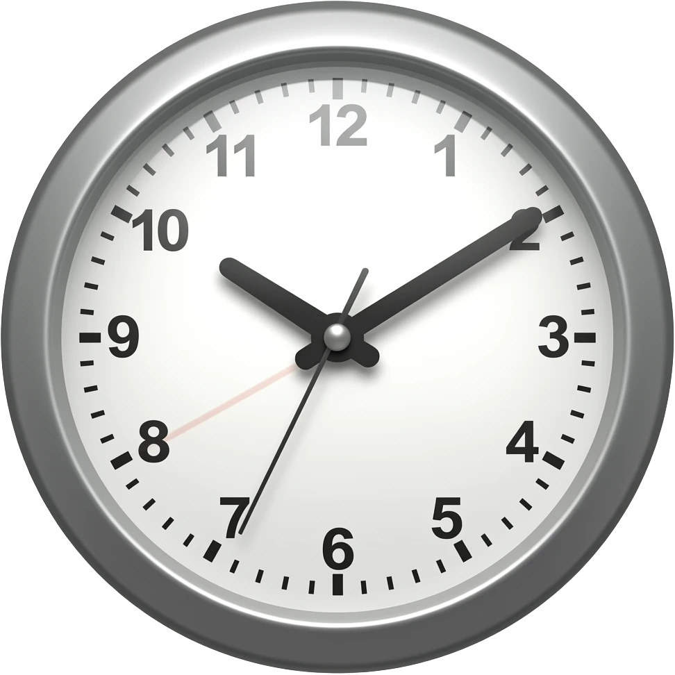 digital clock emoji