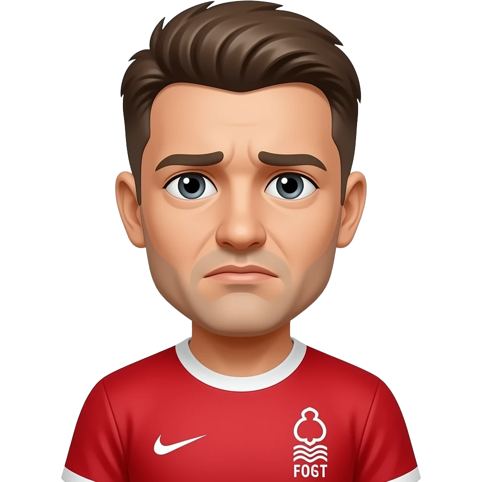 Sad nottingham forest football fan emoji