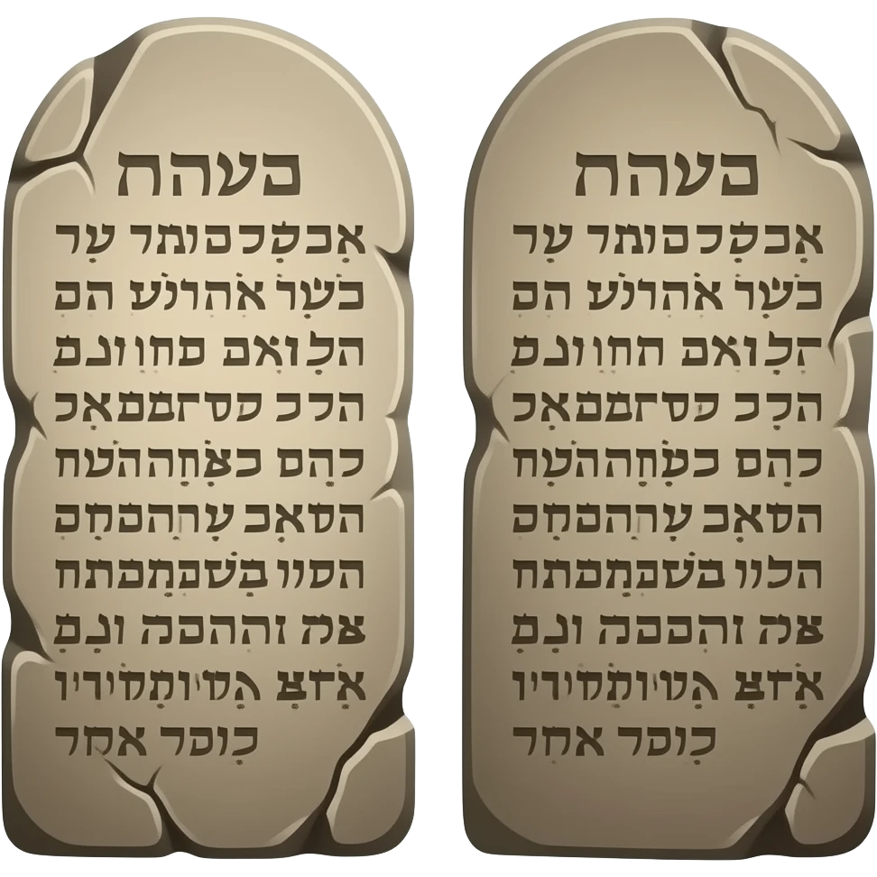 ten commandments emoji