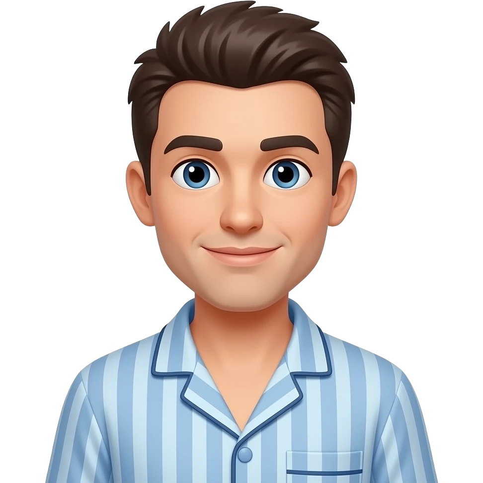 Human with pajamas emoji