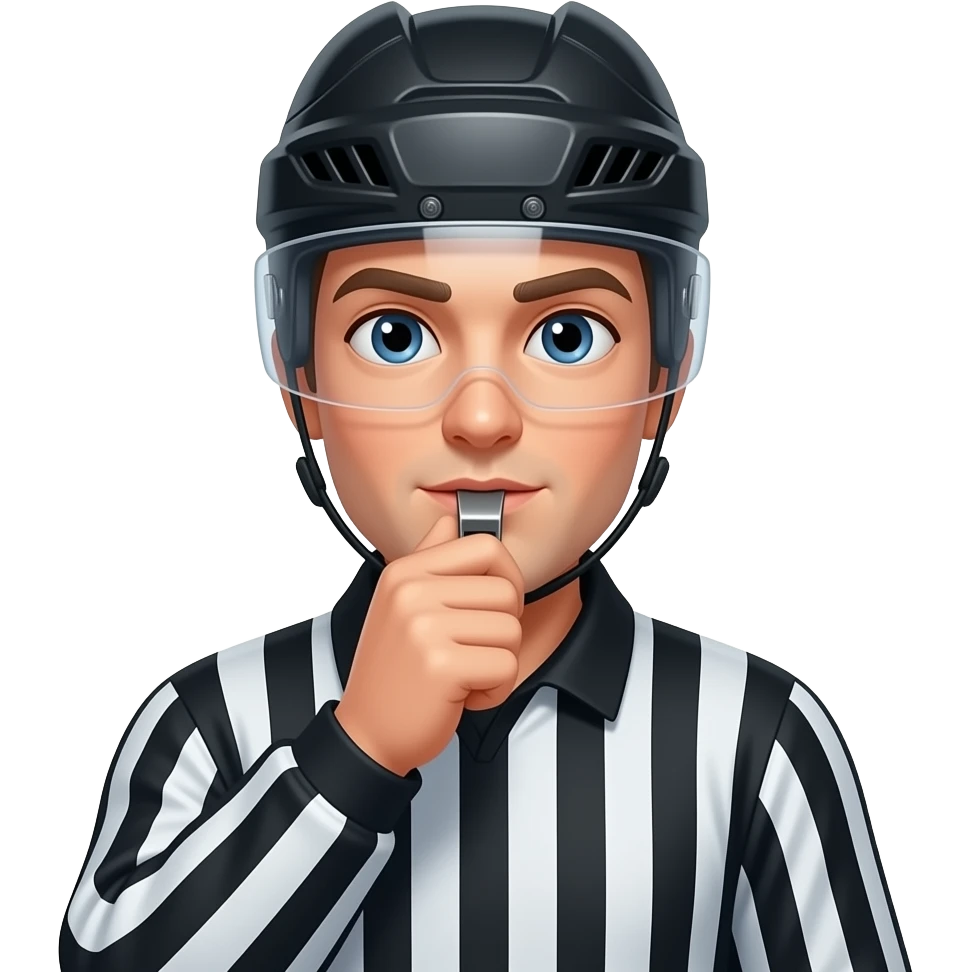 Hockey ref emoji