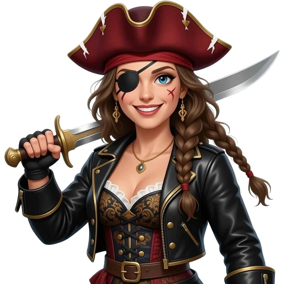 female Pirate emoji