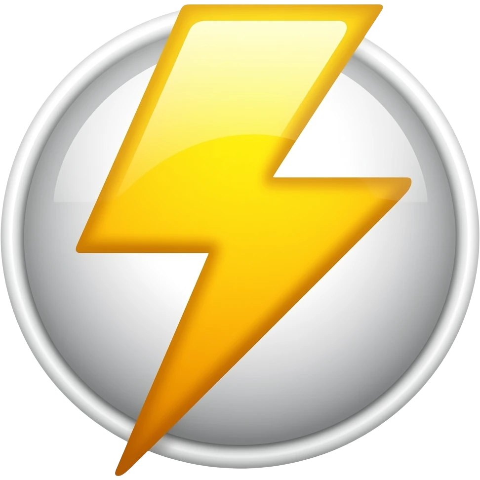 Lightning Bolt emoji
