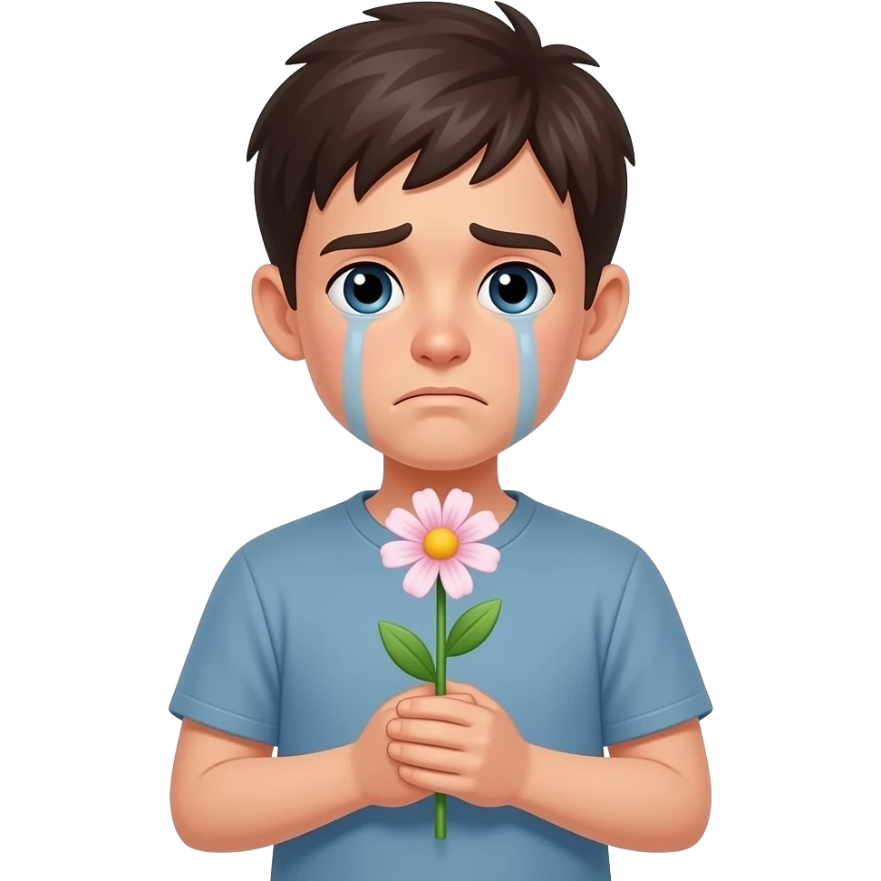 😭🙏🌼 emoji