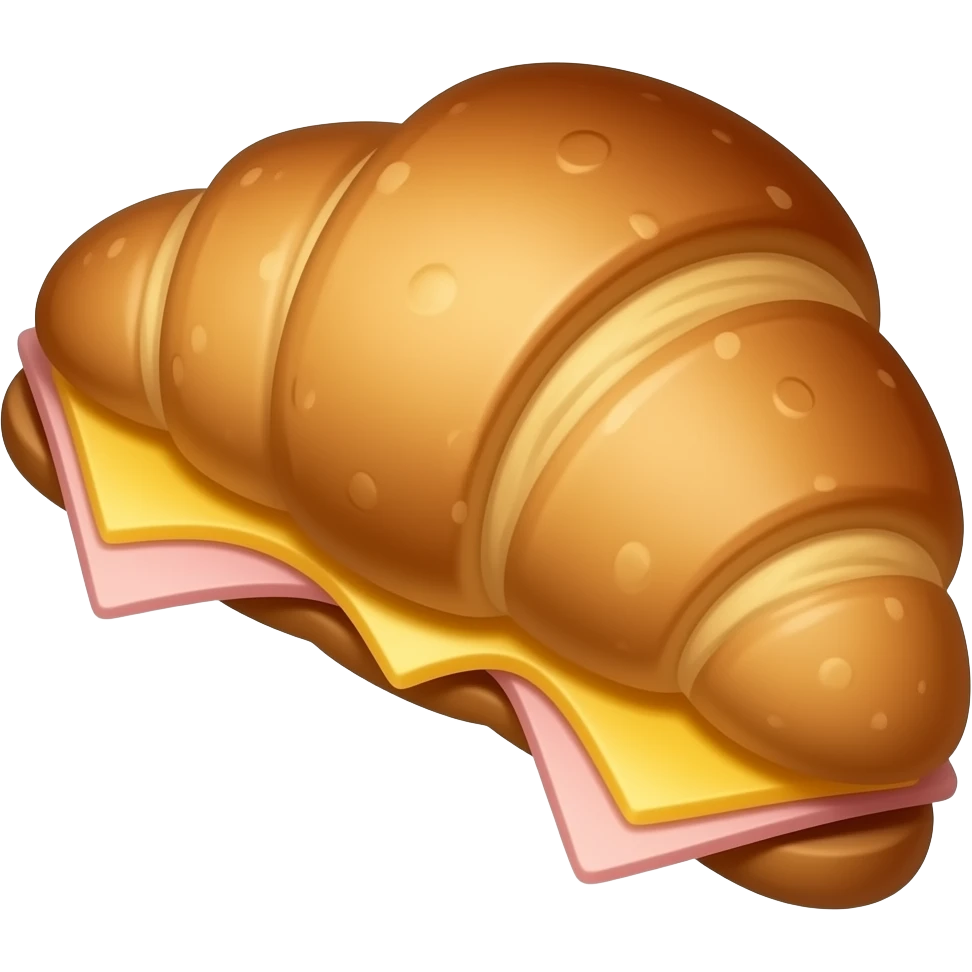 ham and cheese croissaznt emoji