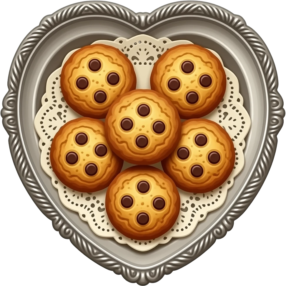 Ultra-realistic golden-brown cookies, freshly baked flaky texture ...