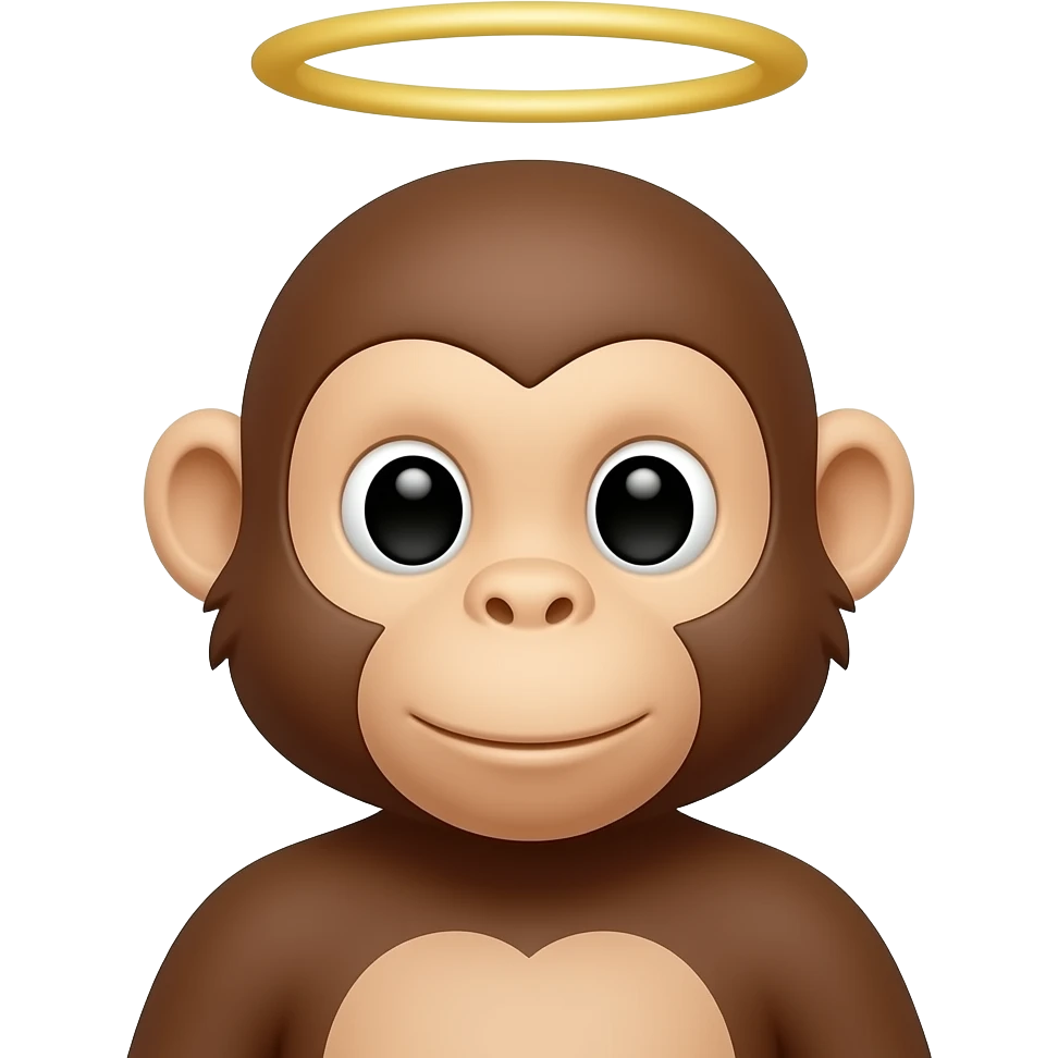 🐒😇 emoji