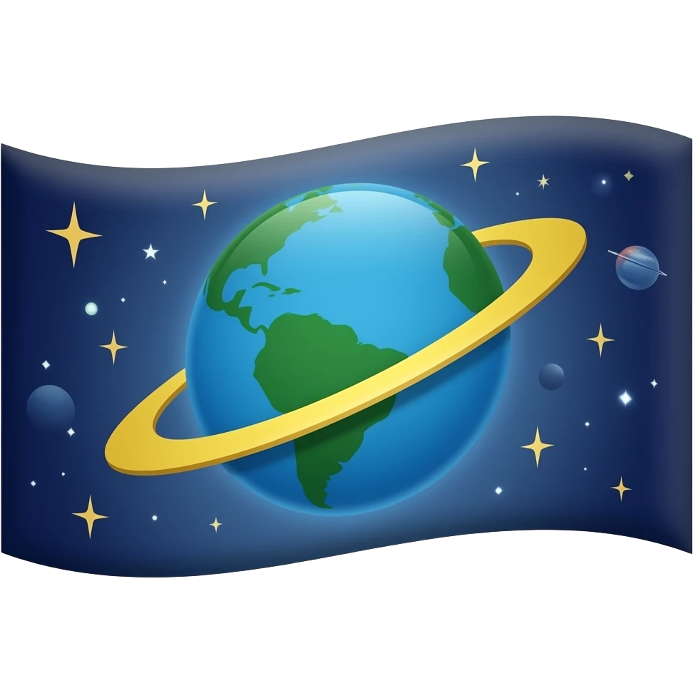 Space flag emoji