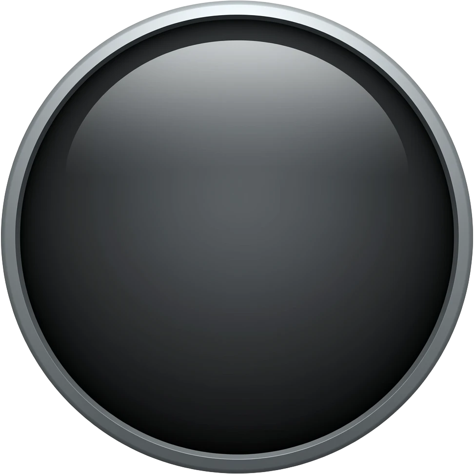 Black circle emoji