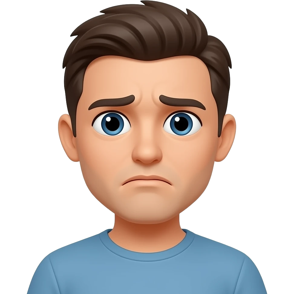 Disappointed emoji