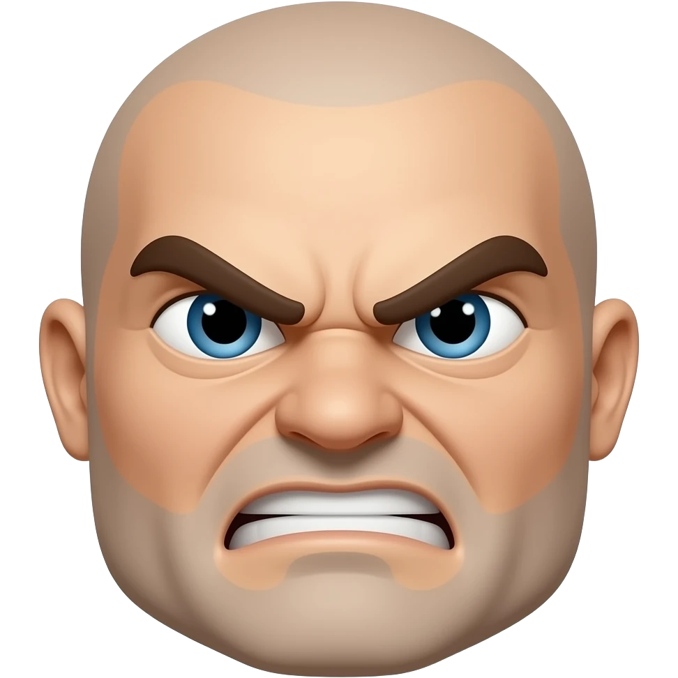 angry face emoji