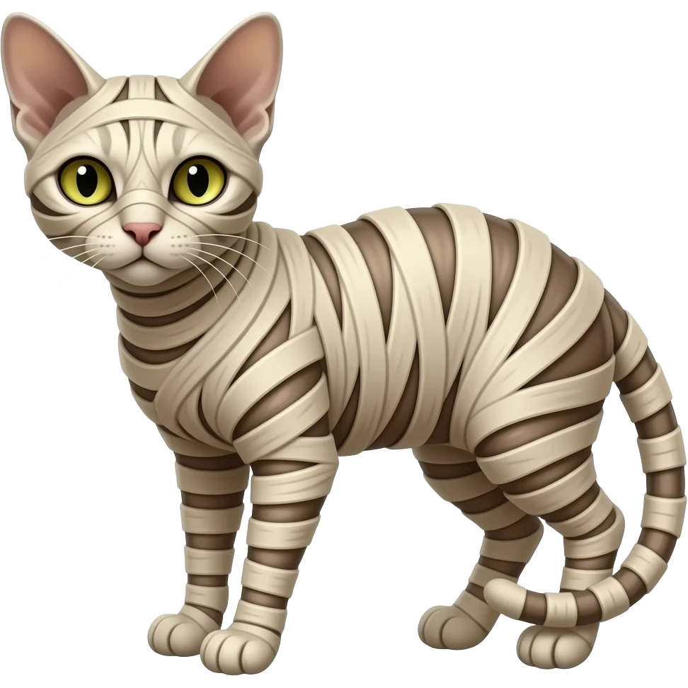 mummified cat emoji
